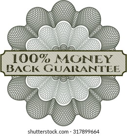 100% Money Back Guarantee linear rosette