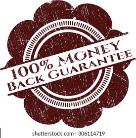 100% Money Back Guarantee rubber seal