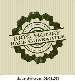 100 % Geld-Rücken-Garantie-Briefmarke