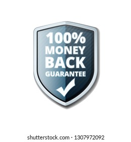 100% Money Back Guarantee shield