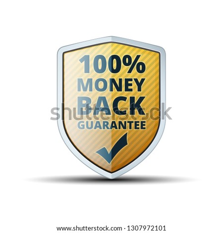 100% Money Back Guarantee shield
