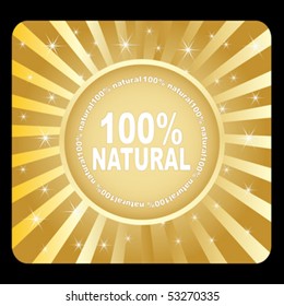 100% natural