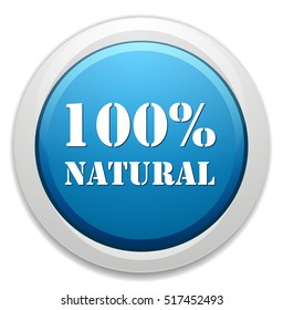 100% natural button