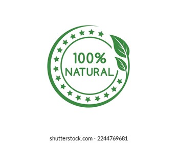 100 % Natural Con Círculo