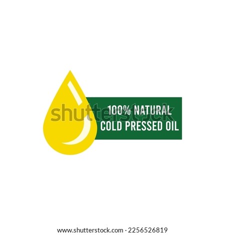100% Natural Cold pressed oil logo