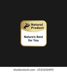 100% natural ingredients or Natural products label product vector isolated. Organic ingredients label label. 100% natural ingredients, organic bio pharmacy and natural skincare cosmetic product.