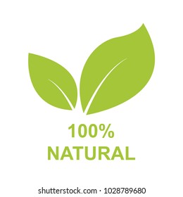 100% Natural Label Vector