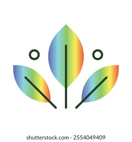 100% Natural – Leaf Icon Representing Pure and Organic Ingredients