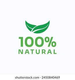 Plantilla de diseño de etiquetas de productos orgánicos 100% naturales