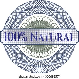 100% Natural rosette