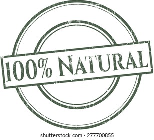 100% Natural rubber grunge stamp