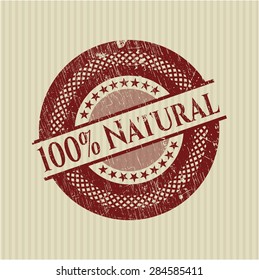 100% Natural rubber seal