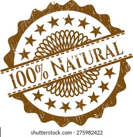 Sello de caucho natural 100%