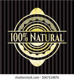 100% Natural shiny emblem