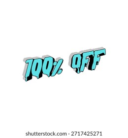 100% de descuento en diseño de Vector de negocios