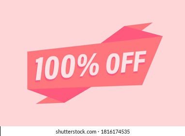100 Off Sale Discount Banner Discount Stock Vector Royalty Free 100 Off Sale Discount Banner Discount Stock Vector Royalty Free