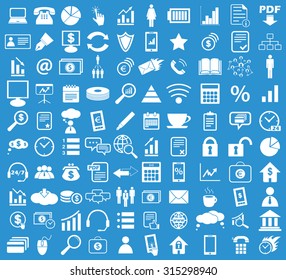 100 office icons set