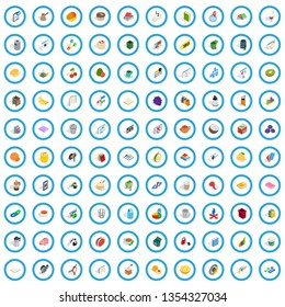 100 office supplies icons set in isometric 3d style for any design vector illustration