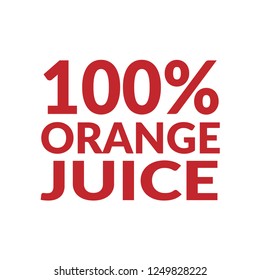 100% orange jujce emblem, label, badge,sticker. premium quality package label. vintage stamp. 