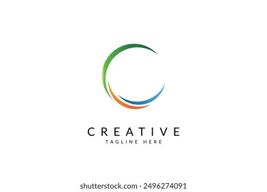 100% organisches Badge Design, Vektorgrafik.