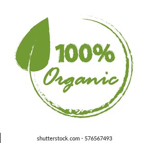 100% Organic Icon