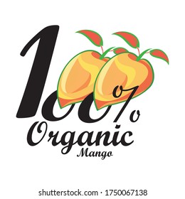 The 100 % organic mango lable is a piece of paper,plastic filmfilm,cloth,metal or other material affixed to a container or product.
