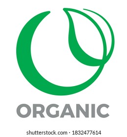 100 % Bio-Produkt, Vektorsymbol