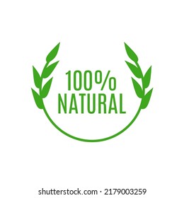 logotipo vectorial orgánico al 100 % o plantilla de placa
