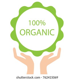 100 organic vector logo design.