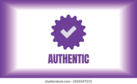 100% original and 100% authentic logo style with Blue Color Background