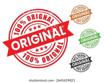 100% Original Grunge Stamp Seal Badge Collection