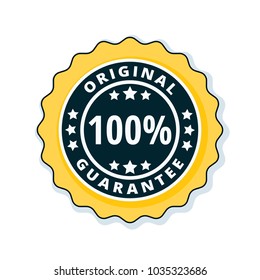 100% Original Guarantee label illustration