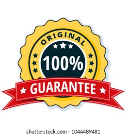 100% Original Guarantee label illustration
