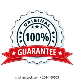 100% Original Guarantee label illustration