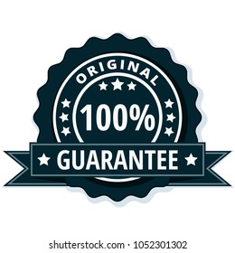 100% Original Guarantee label illustration