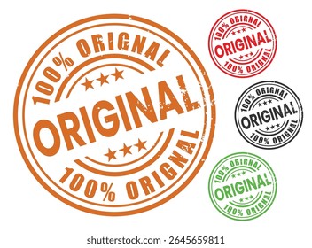 100% Original Guaranteed Rubber Stamp Authentic Product Seal Collection