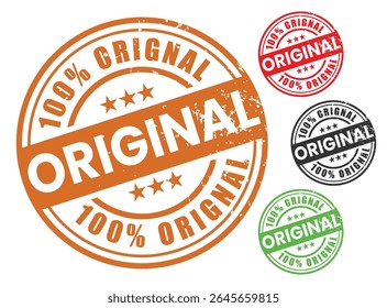 100% Original Guaranteed Rubber Stamp Authentic Product Seal Collection