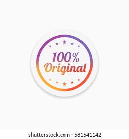 100% Original Label