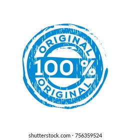 100 % original vector rubber stamp 