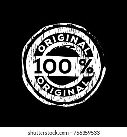 100 % original vector rubber stamp 