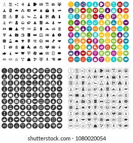 100 partnership startup icons set vector in 4 variant for any web design isolated on white