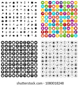 100 patisserie icons set vector in 4 variant for any web design isolated on white