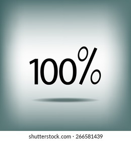 100 percent