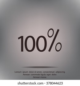 100 percent