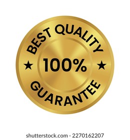 100 percent best quality badge, seal, sticker, stamp, tag vector icon for shopping discount promotion