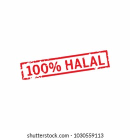 100 percent Halal Logo