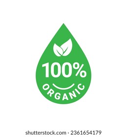 100 % organische Vektorgrafik, Stempel
