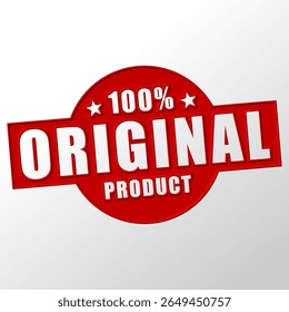 100 por cento do elemento do selo do produto original