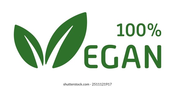 100 por cento rótulo vegano. Lifestyle, sticker, friendly, cruelty free, folha, folhas, verduras, verde, vegetariano, vegetariano, vegetariano, recusa de produtos animais, planeta, bondade, respeitar toda a vida, paz, combustível limpo