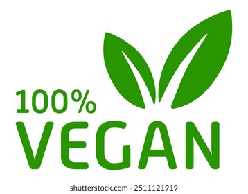 100 por cento rótulo vegano. Lifestyle, sticker, friendly, cruelty free, folha, folhas, verduras, verde, vegetariano, vegetariano, vegetariano, recusa de produtos animais, planeta, bondade, respeitar toda a vida, paz, combustível limpo